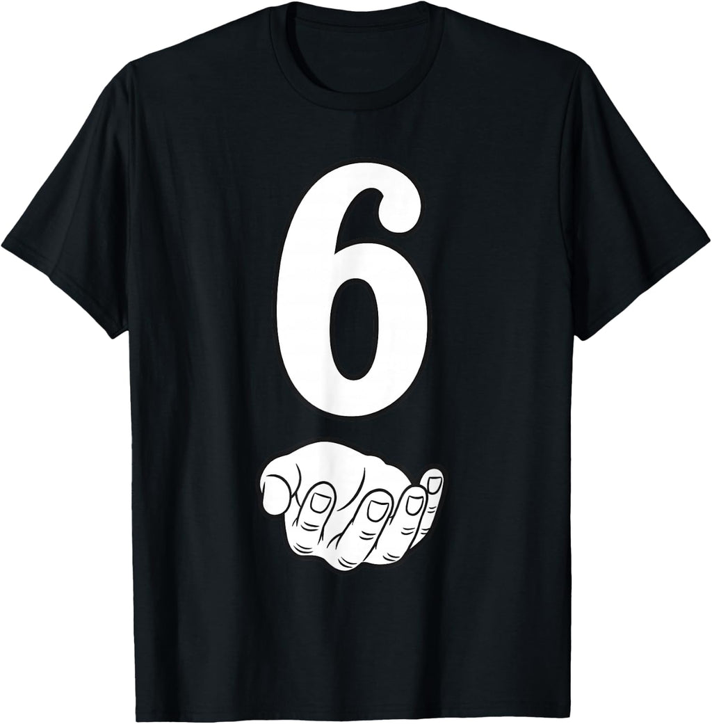 Number 6 Funny 67 Six Seven Meme Hands Couple Matching T-Shirt