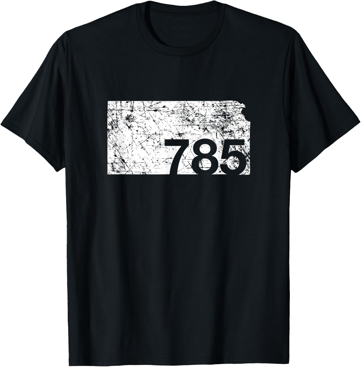 Lawrence Topeka Hays Area Code 785 Shirt, Kansas Gift T-Shirt