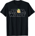 Star Wars The Mandalorian Grogu Logo T Shirts and Tees for Men and Women