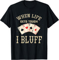 Funny Poker Player Graphic - Playing Poker T-Shirt