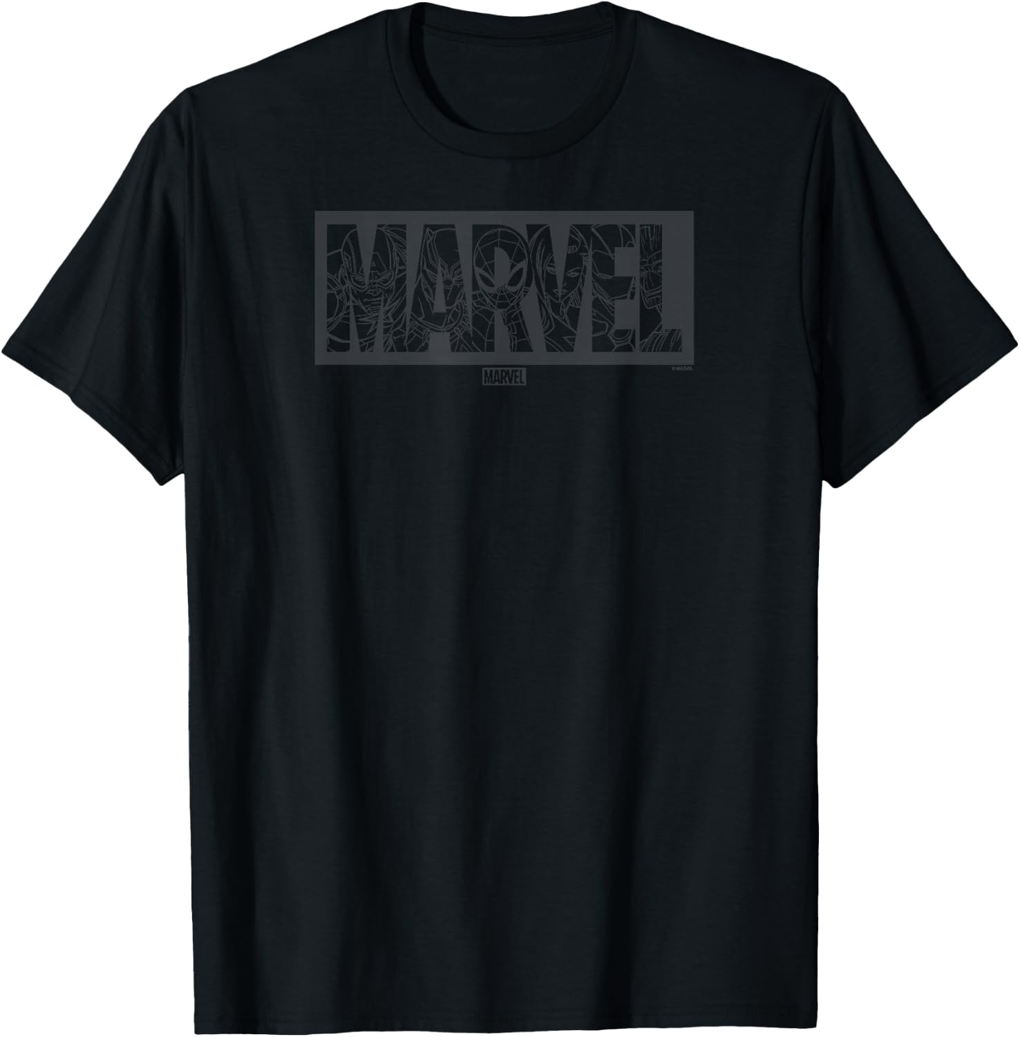 Marvel - Dark Monochrome Logo T-Shirt