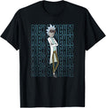 Rick And Morty Rick Sanchez Text Stack T-Shirt