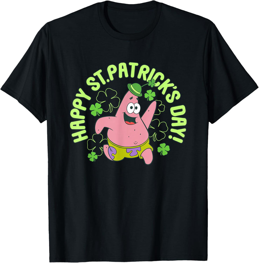 Spongebob Squarepants St. Patrick's Day Green T-Shirt