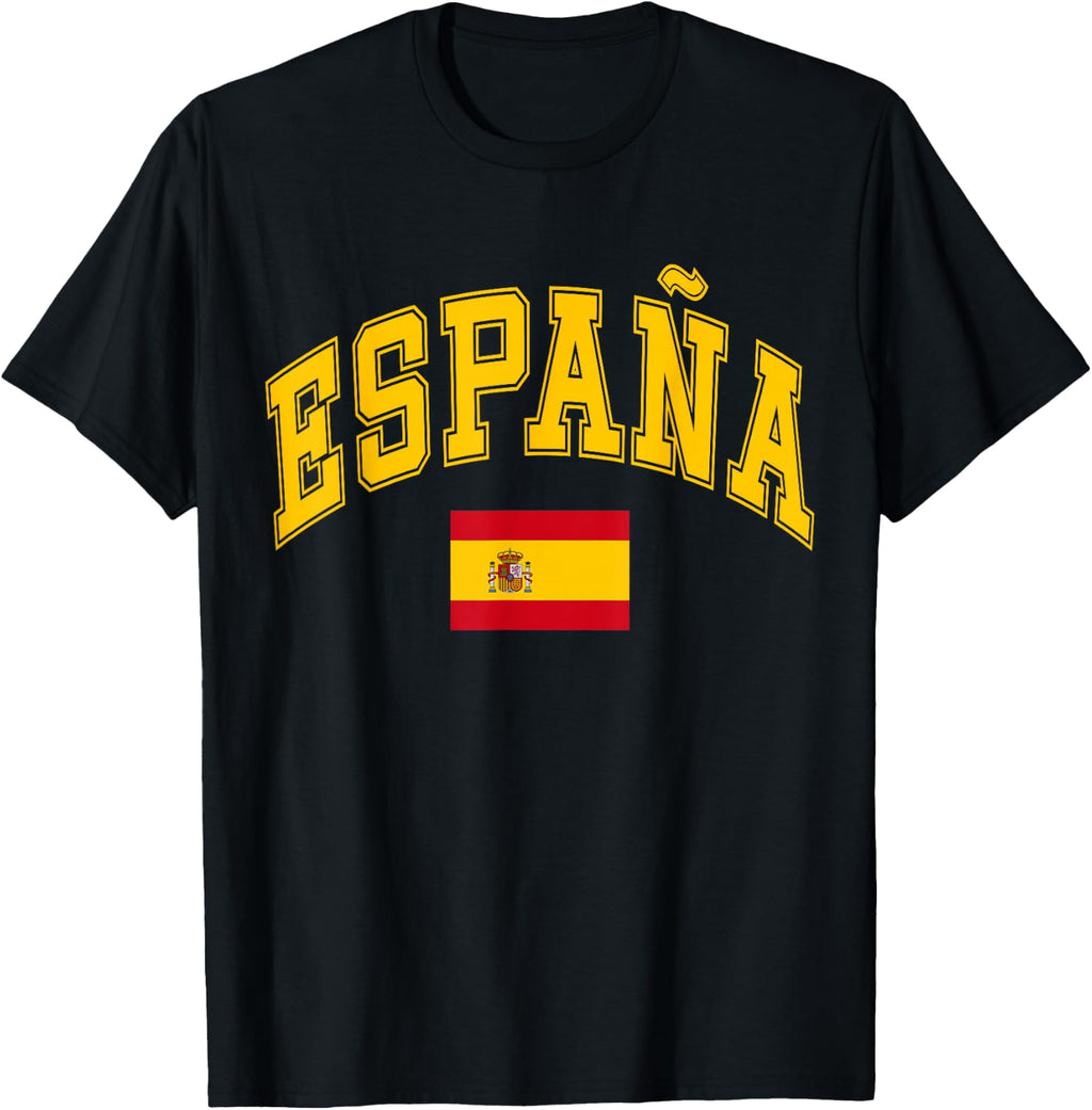 Spain Spanish Flag Espana Graphic T-Shirt