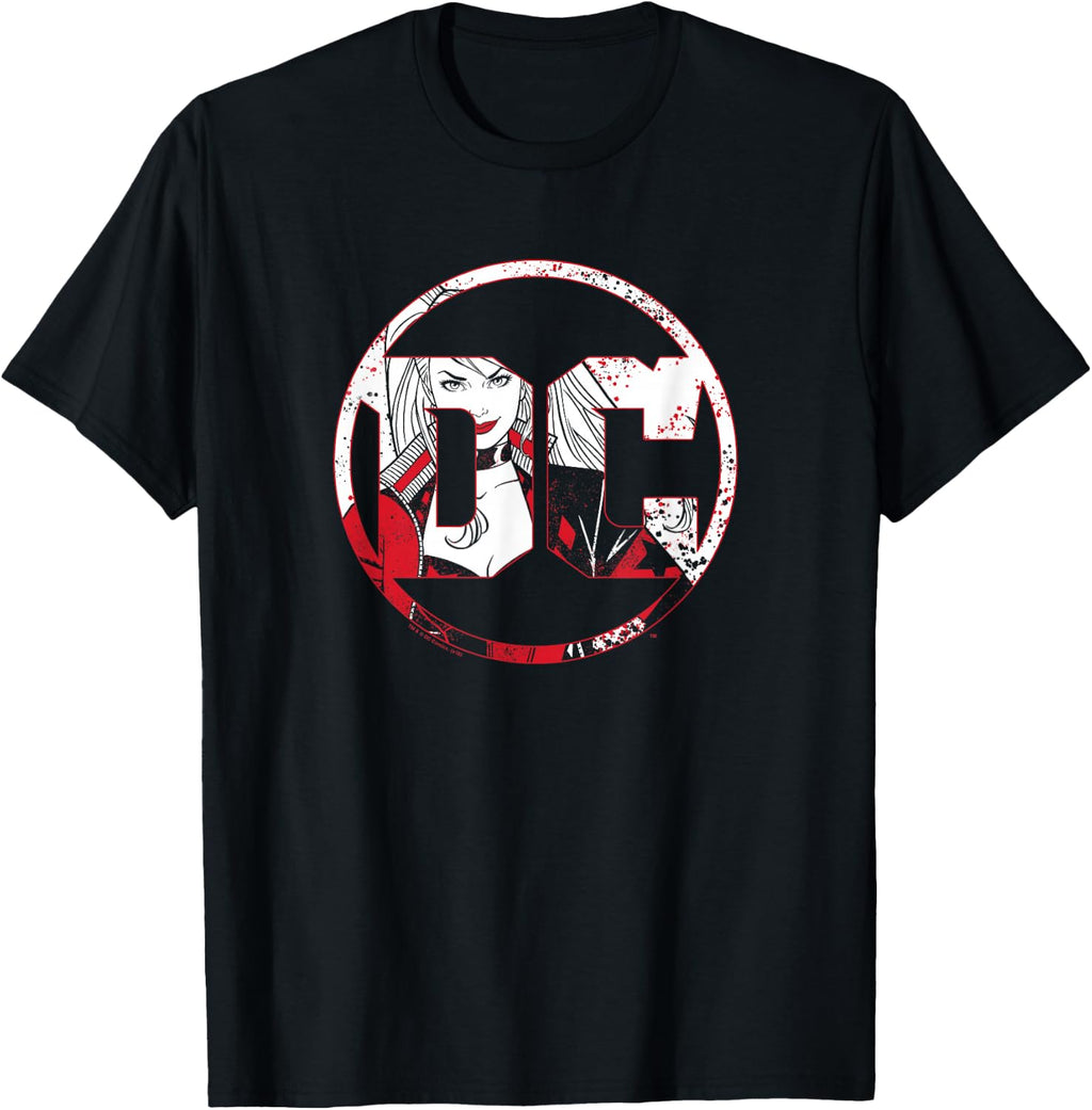 Harley Quinn DC Comics Logo T-Shirt