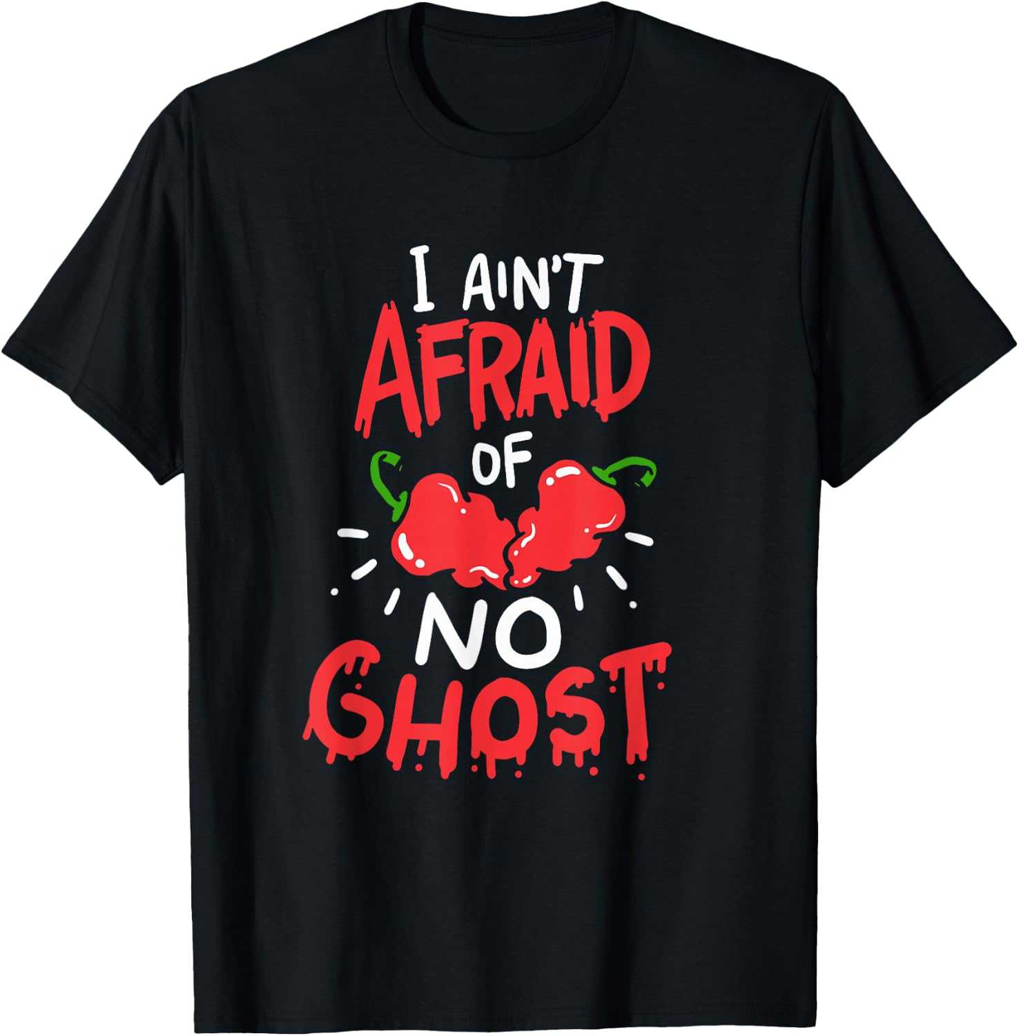 Ghost Pepper Food, Hot Food Kiva, Bhut Jolokia T-Shirt