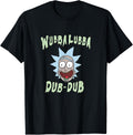 Rick and Morty Wubba Lubba Dub-Dub Drippy Text T-Shirt