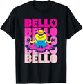 Minions Stuart Bello Meditation Text Stack T-Shirt