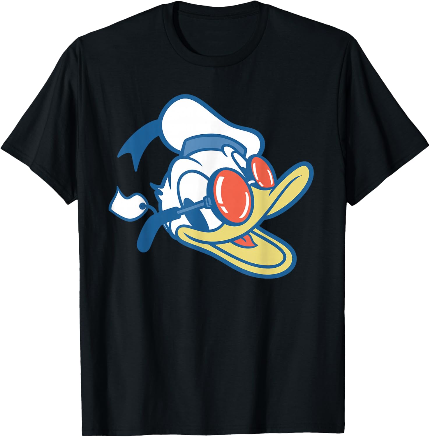 Disney Summer Road Trip Vacation Donald Duck Big Face T-Shirt