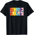 Pokémon Group Shot Poke Portrait Rainbow T-Shirt