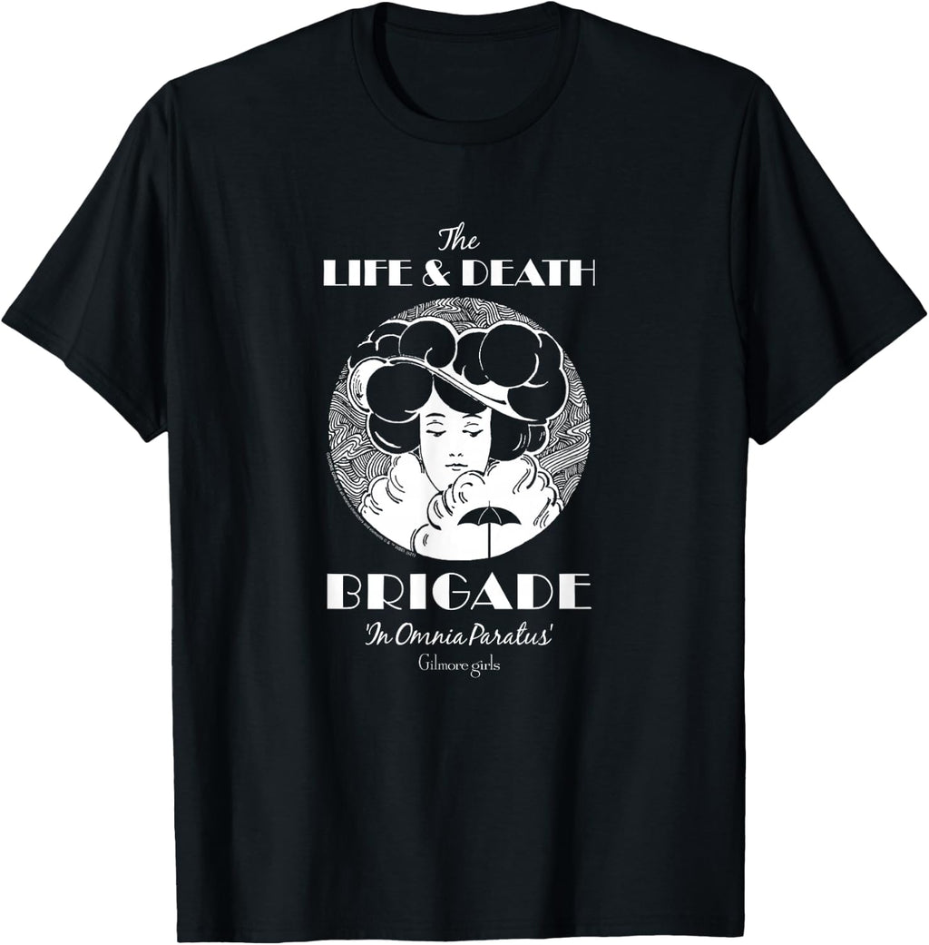 Gilmore Girls Life and Death Brigade Logo TV Show T-Shirt