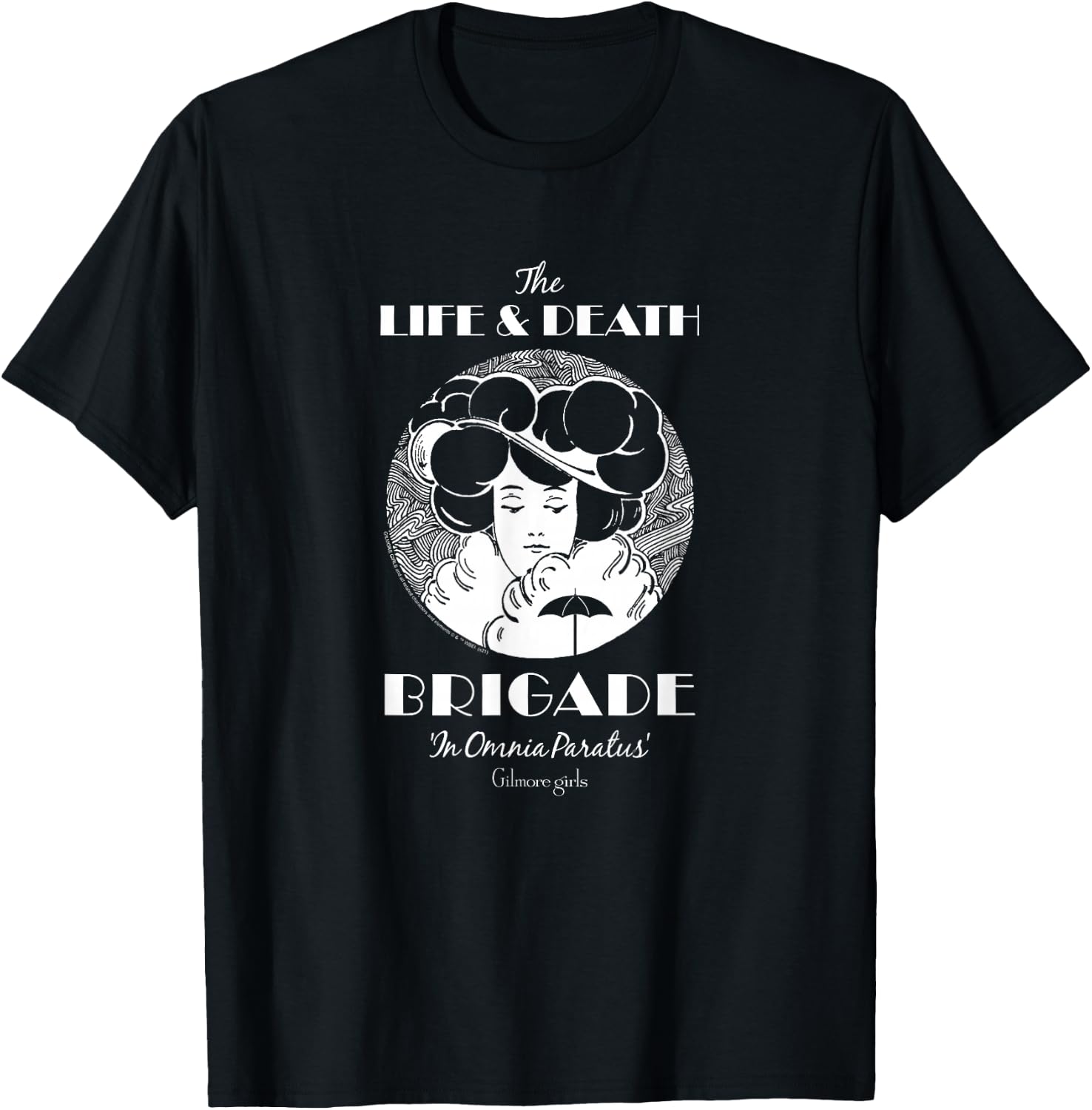 Gilmore Girls Life and Death Brigade Logo TV Show T-Shirt