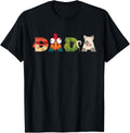 Disney Moana Letters Dada Father's Day Birthday Gift T-Shirt