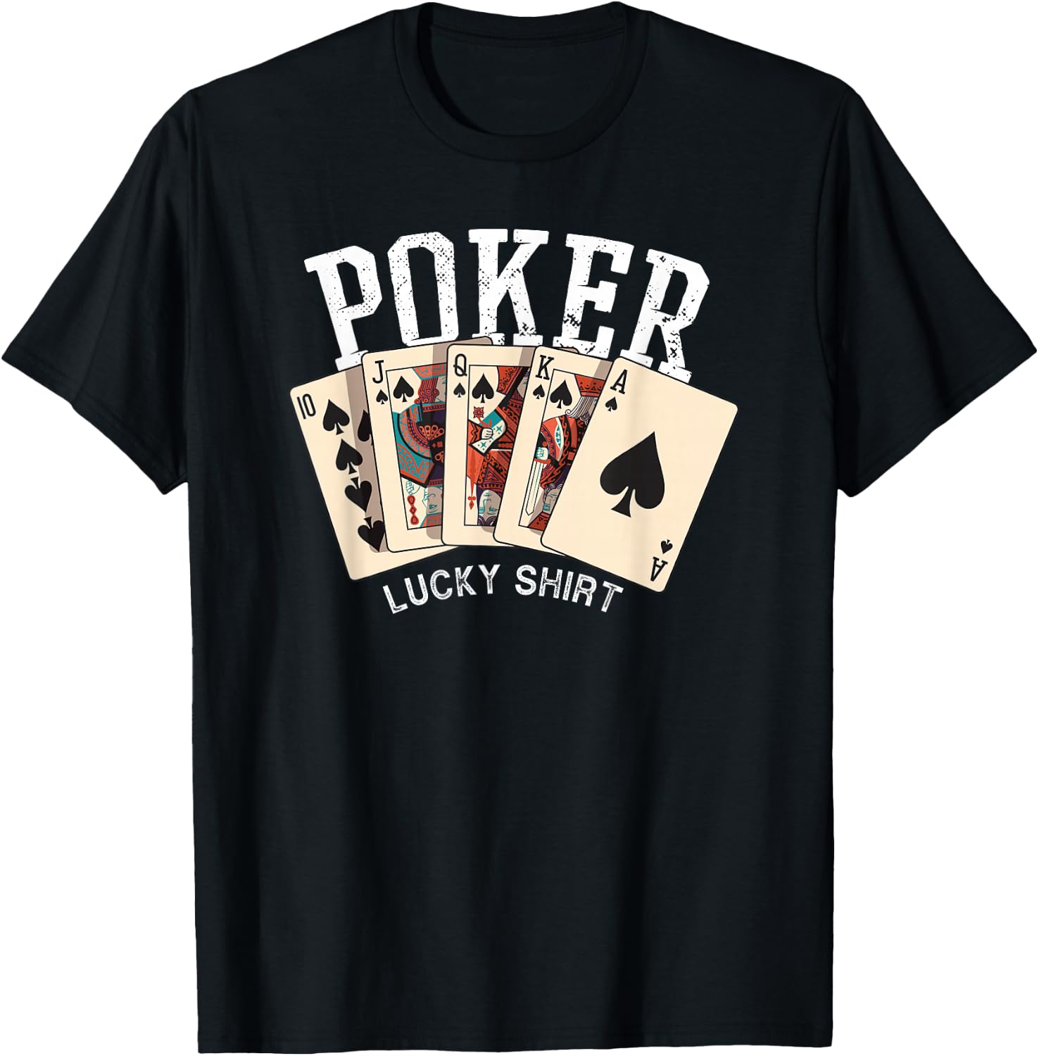 Poker Lucky Shirt Poker Player Gambling Funny Poker T-Shirt