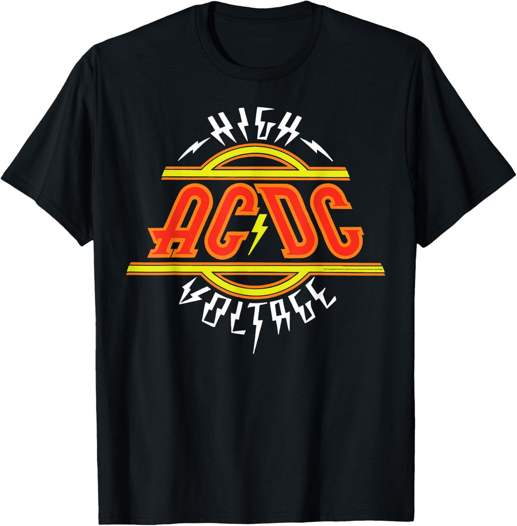 AC/DC - High Voltage Red Logo T-Shirt