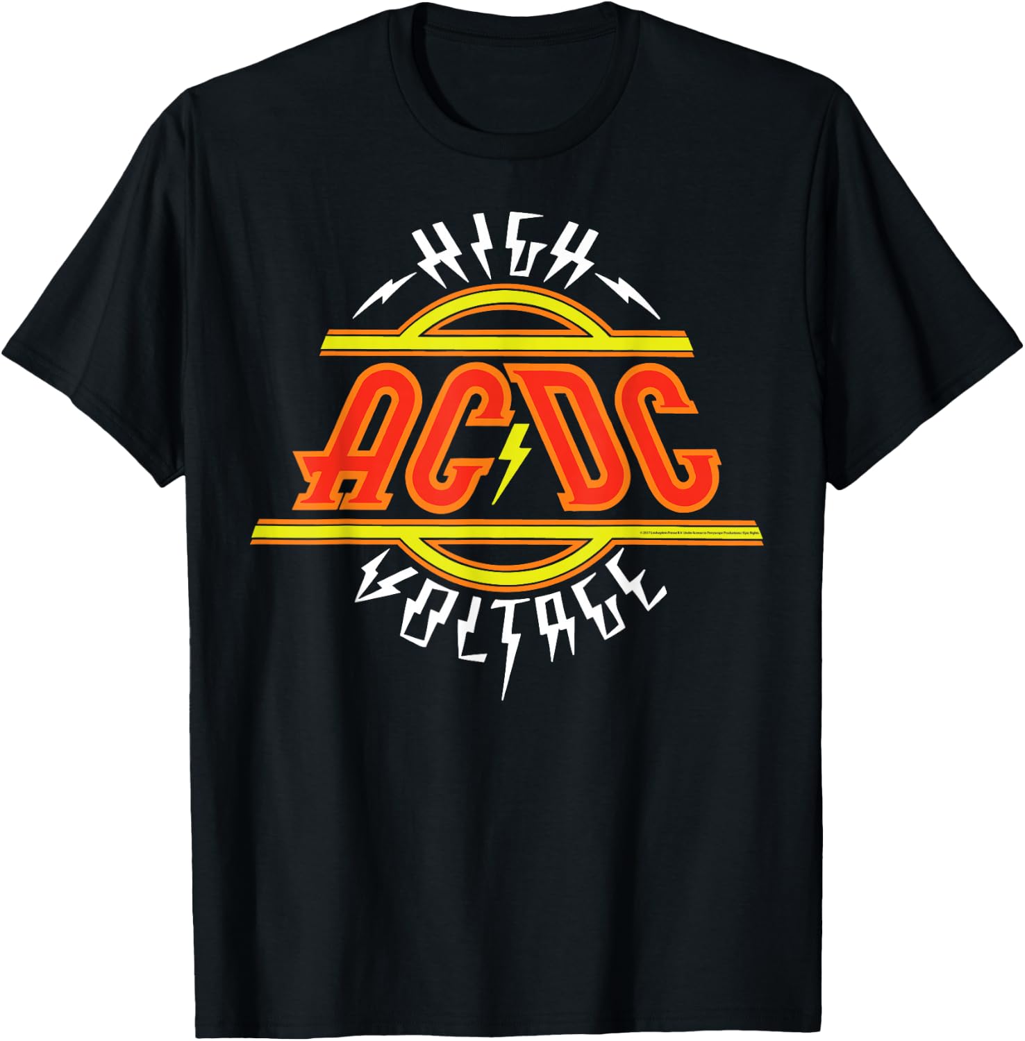 AC/DC - High Voltage Red Logo T-Shirt