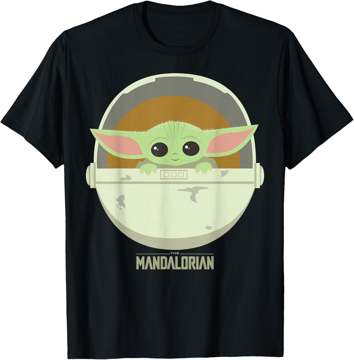 Star Wars The Mandalorian The Child Bassinet Portrait T-Shirt