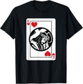 Jesus Christian T-Shirt - Jesus King Of Hearts T Shirt T-Shirt