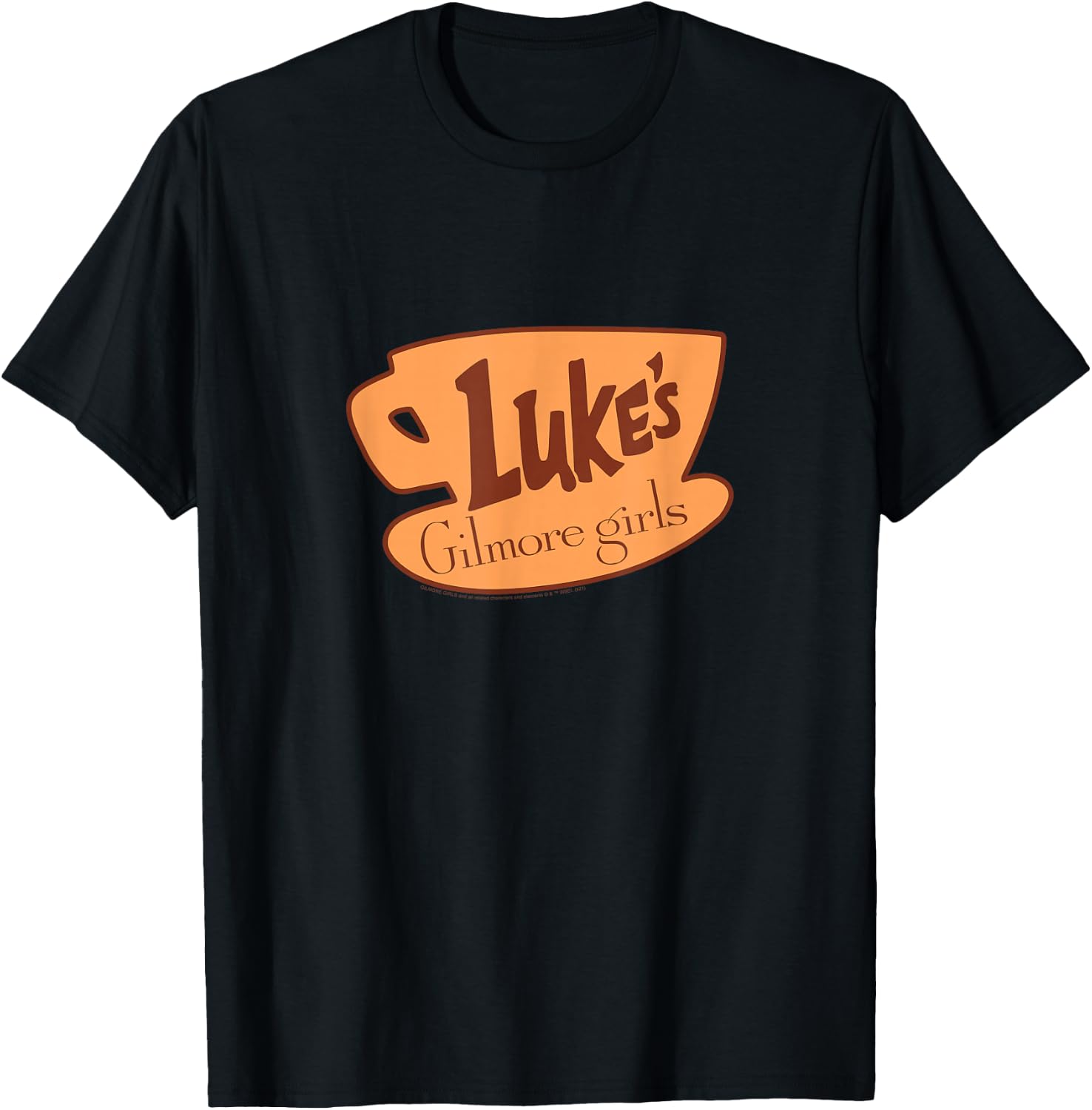 Gilmore Girls Luke's Coffee Classic Coffee Cup Logo TV Show T-Shirt
