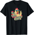 Groovy Chicken: Love, Peace & Chicken Grease - Vintage Vibes T-Shirt