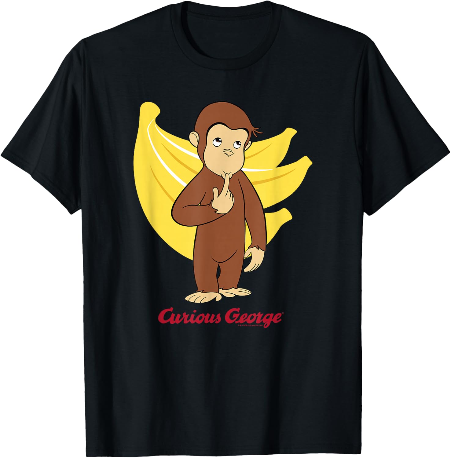Curious George Banana Bunch Logo T-Shirt