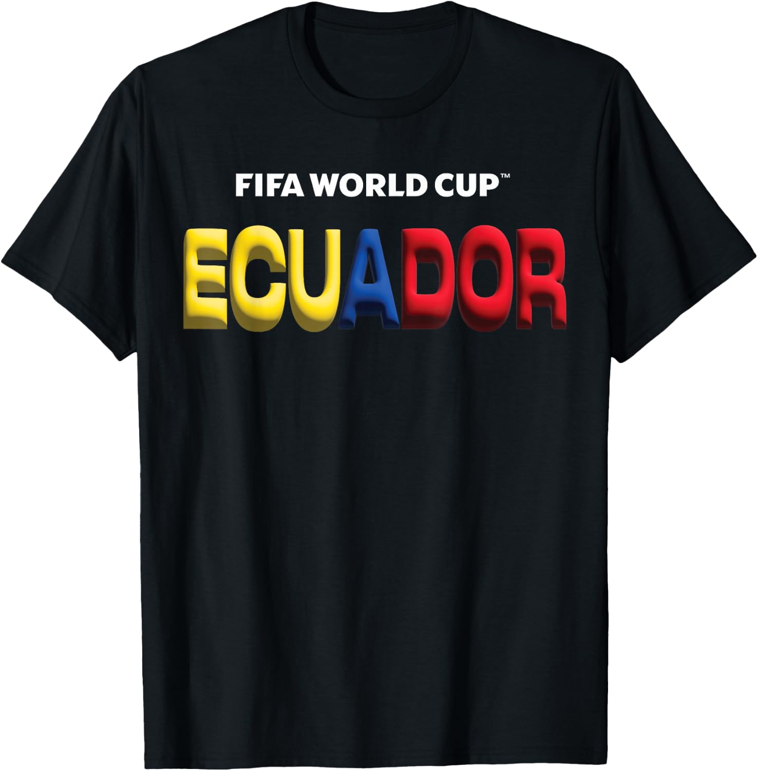 FIFA World CUP26 Ecuador Bubble Color T-Shirt