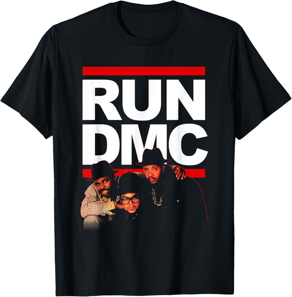 Run DMC Official Red Outline Photo T-Shirt