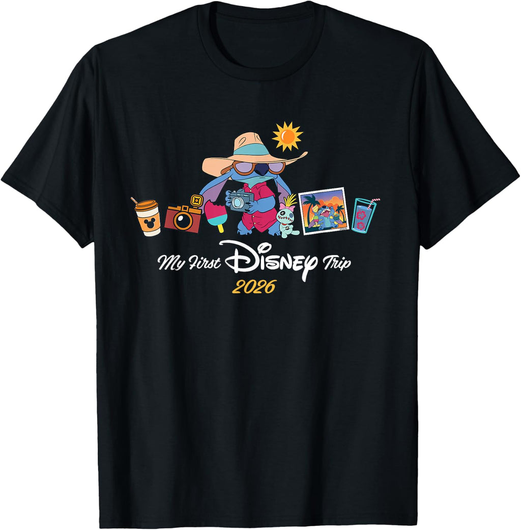 Disney Stitch & Scrump My First Disney Trip 2026 Vacation T-Shirt