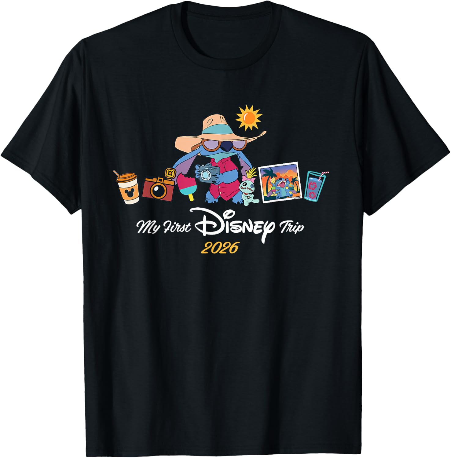 Disney Stitch & Scrump My First Disney Trip 2026 Vacation T-Shirt