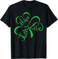 Faith Hope Love Christian Jesus Religious St Patrick's Day T-Shirt