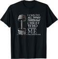 Can Do All Things Weightlifter Christian Gym Bible Verse T-Shirt