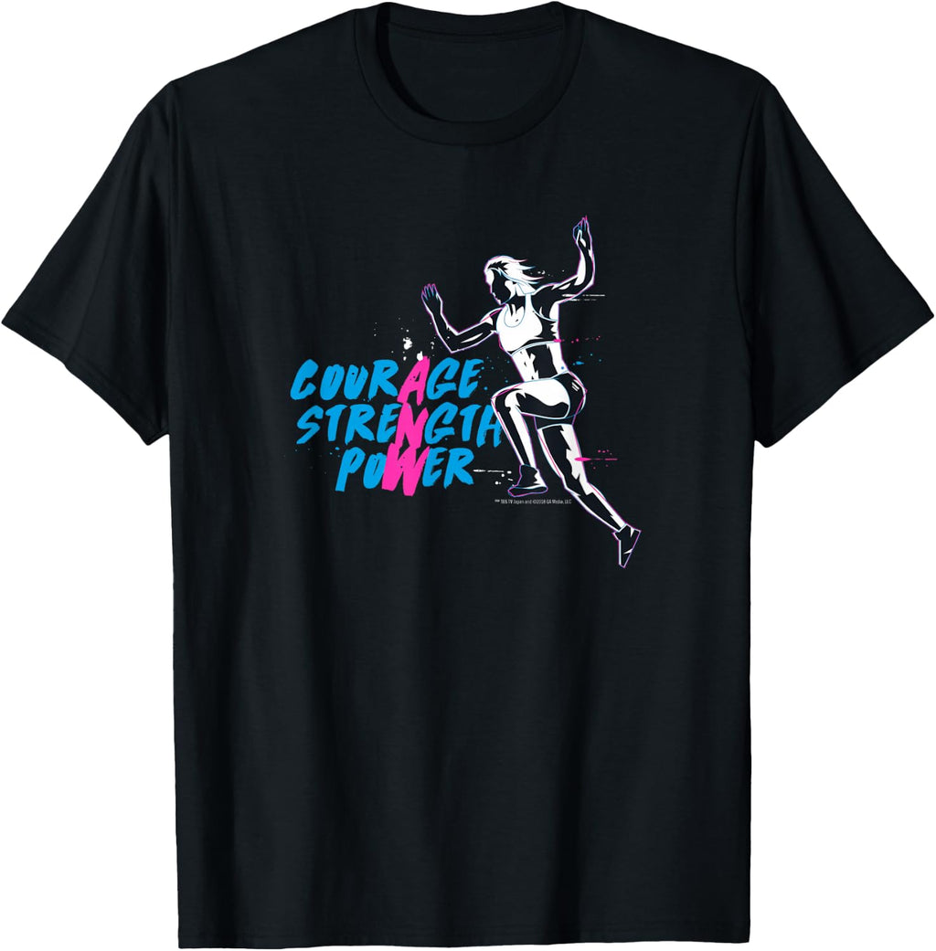American Ninja Warrior Courage, Strength, Power T-Shirt T-Shirt