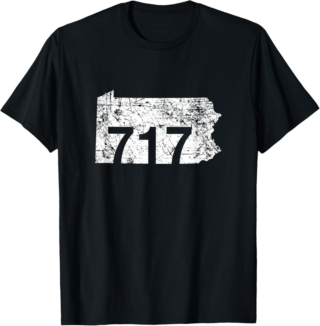 Lancaster Lebanon Harrisburg Area Code 717 Shirt T-Shirt