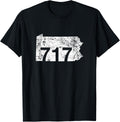 Lancaster Lebanon Harrisburg Area Code 717 Shirt T-Shirt