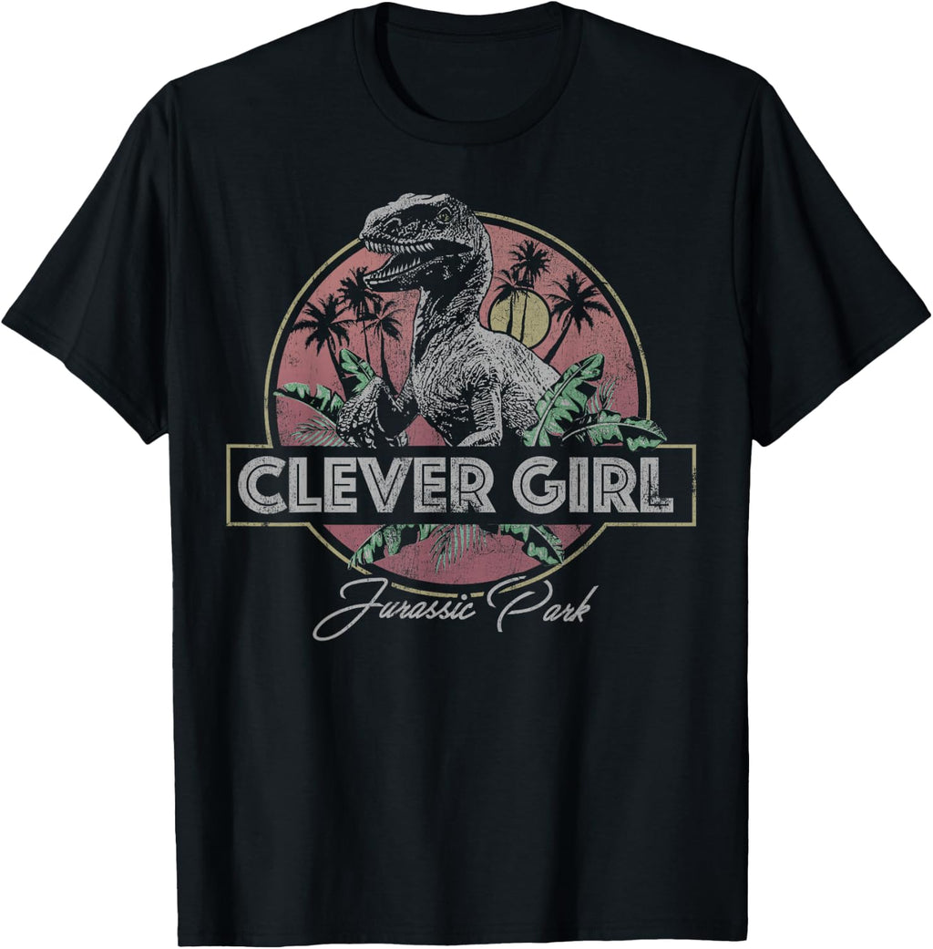 Jurassic Park Raptor Clever Girl Vintage T-Shirt Small