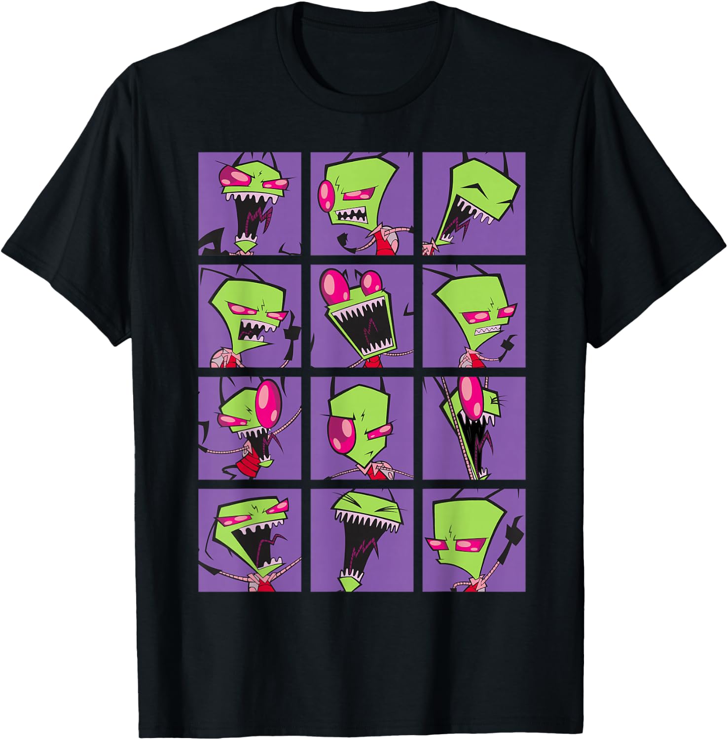 Nickelodeon Invader Zim Freak Out Collage T-Shirt T-Shirt