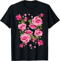Beautiful Pink Roses Bouquet Graphic Tees & Cool Designs T-Shirt