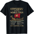 Odysseus World Tour Ancient Greek Mythology Odyssey T-Shirt