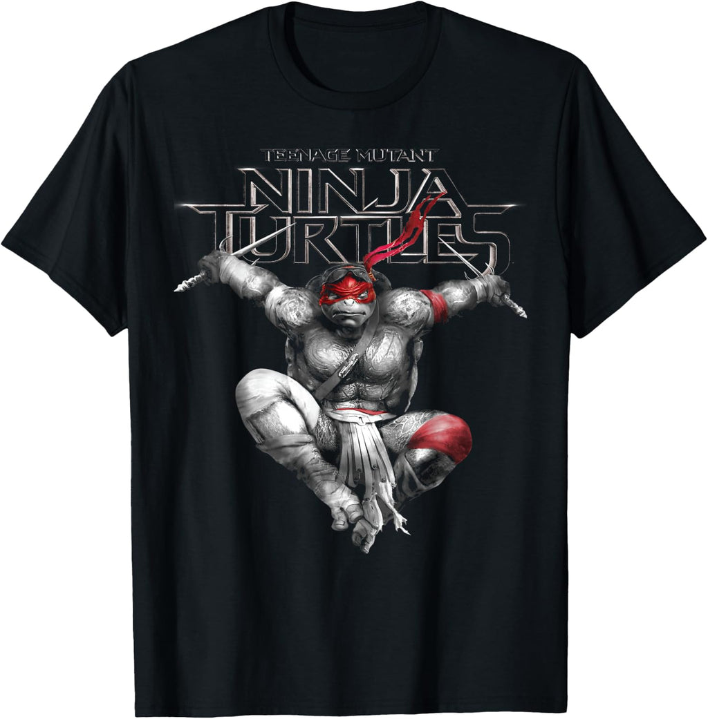 Teenage Mutant Ninja Turtles Raphael Action Jump T-Shirt T-Shirt
