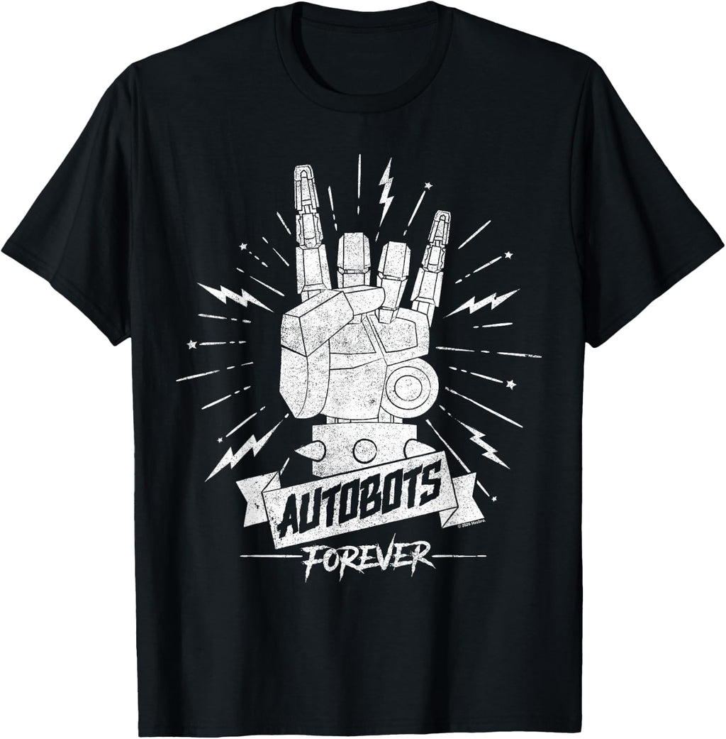 Transformers Autobots Forever Rock On Retro Rock Poster T-Shirt