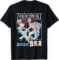MHA Todoroki Framed Action Poses Collage U.A. High Anime Tee T-Shirt