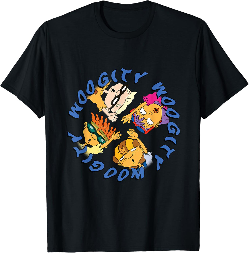 Woogity in A Circle Characters from Rocket Power T-Shirt
