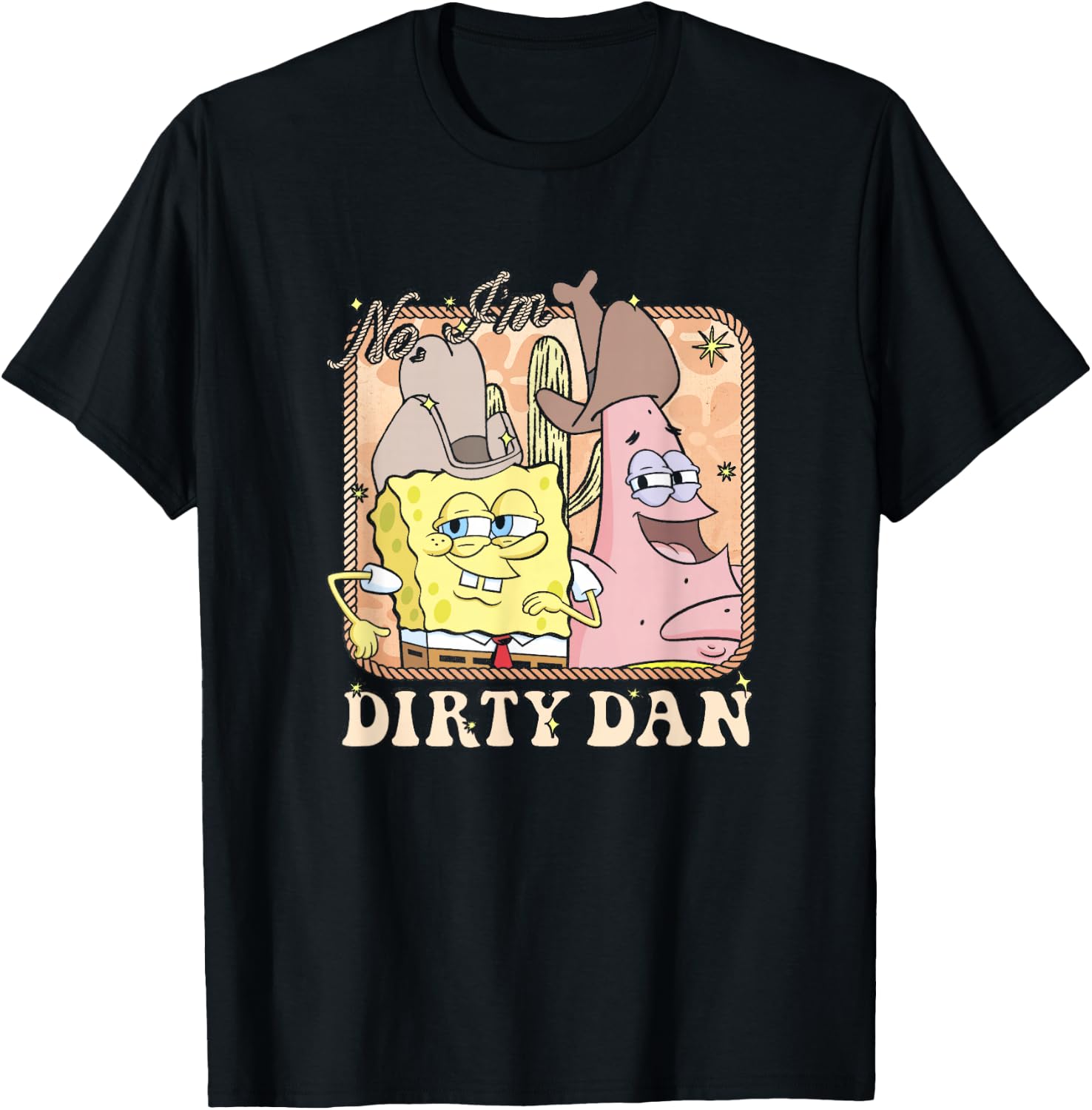 Spongebob Squarepants & Patrick No I'm Dirty Dan T-Shirt