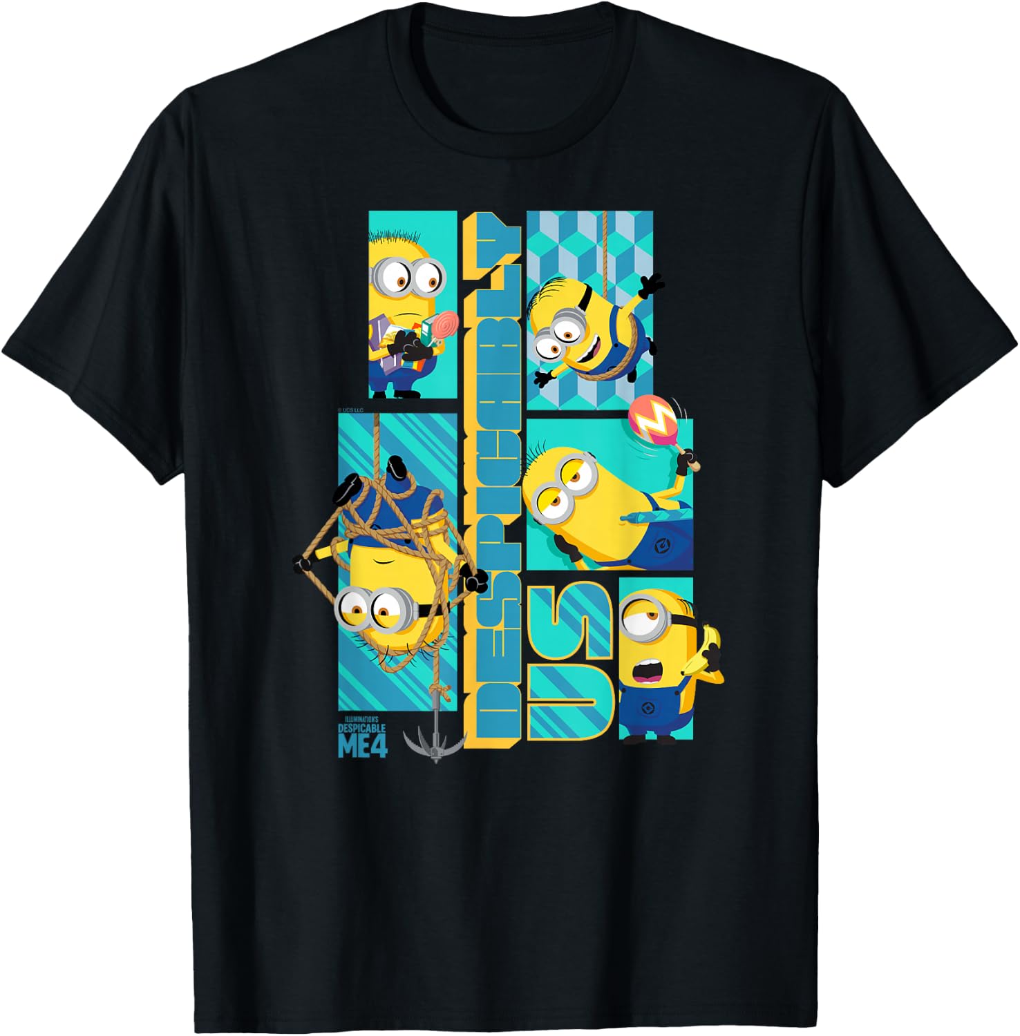 Minions Despicable Me 4 Despicably Us Minions T-Shirt