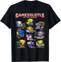 Gamesolotls of The World - Diverse Gamer Axolotl Collection T-Shirt
