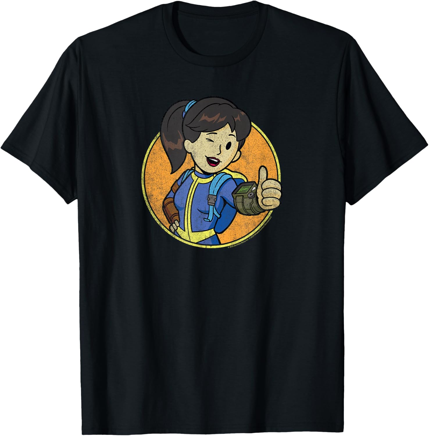 Fallout Thumbs Up Lucy Illustration Video Game TV Show T-Shirt
