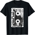 Vintage Cassette Tape Hip Hop Music 80s 90s Retro Distressed T-Shirt