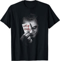 DC Dark Knight Photo Why So Serious T-Shirt Small