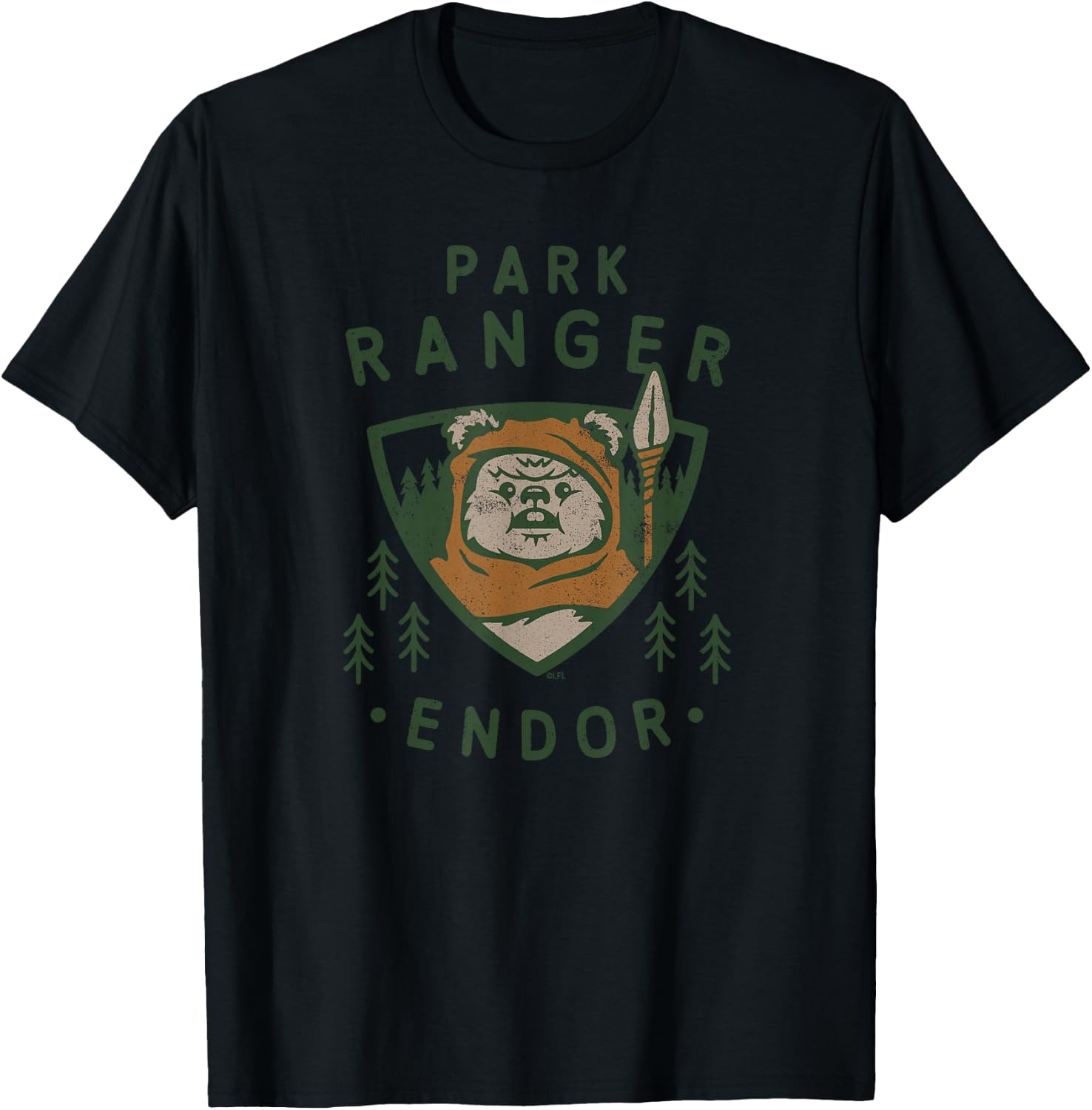 Star Wars Ewok Park Ranger Endor T-Shirt Tee for Men Women Boys and Girls