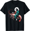 Jesus Riding A Shrimp - Funny Christian Prawn Lover T-Shirt